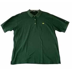 MASTERS Collection Golf Polo Shirt 60's Two Ply Mecerized Mens Size XL Green